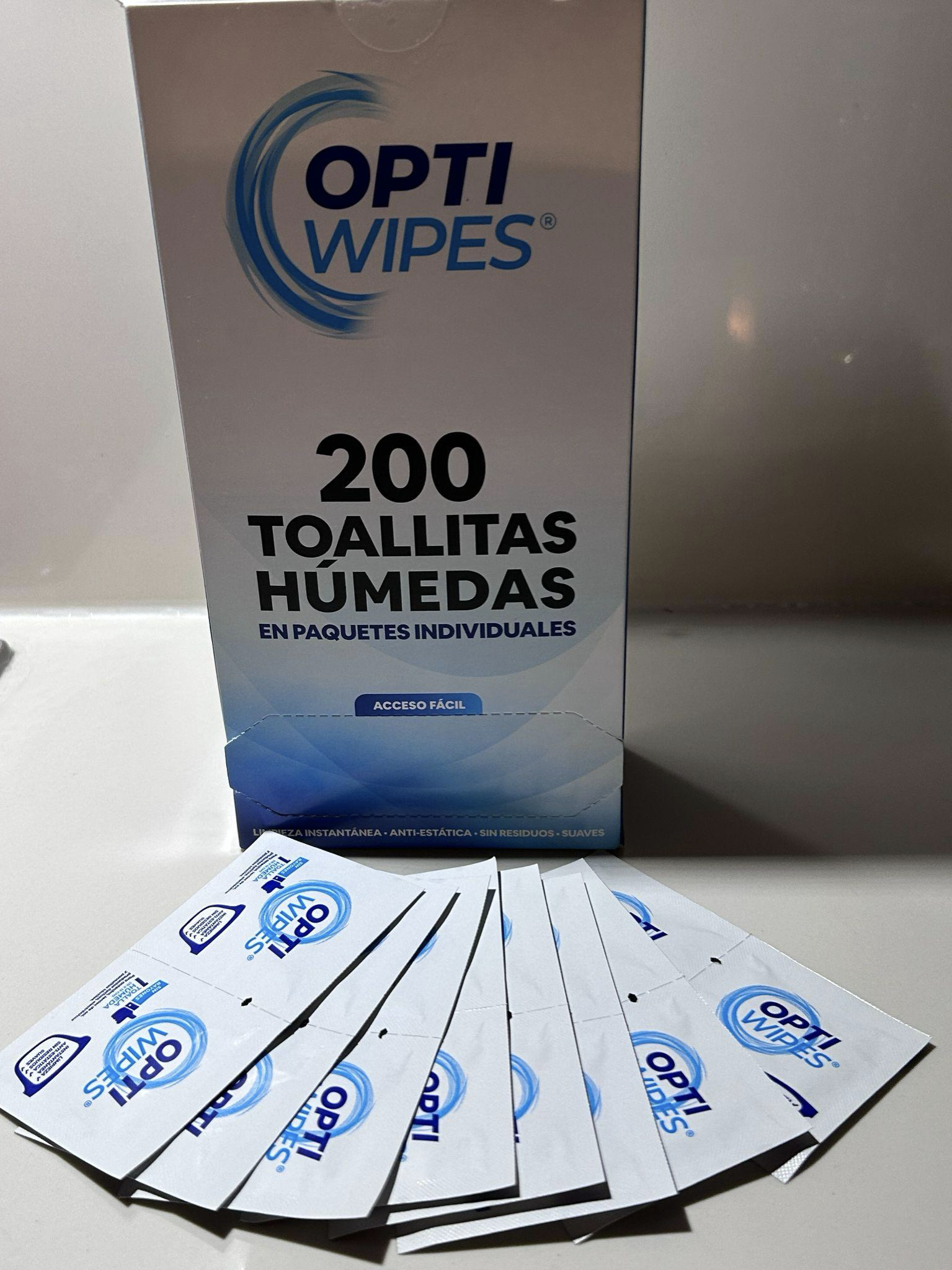 How Many Times a Day Do You Use It? OPTI WIPES Eyeglass Cleaner (200 Wipes)