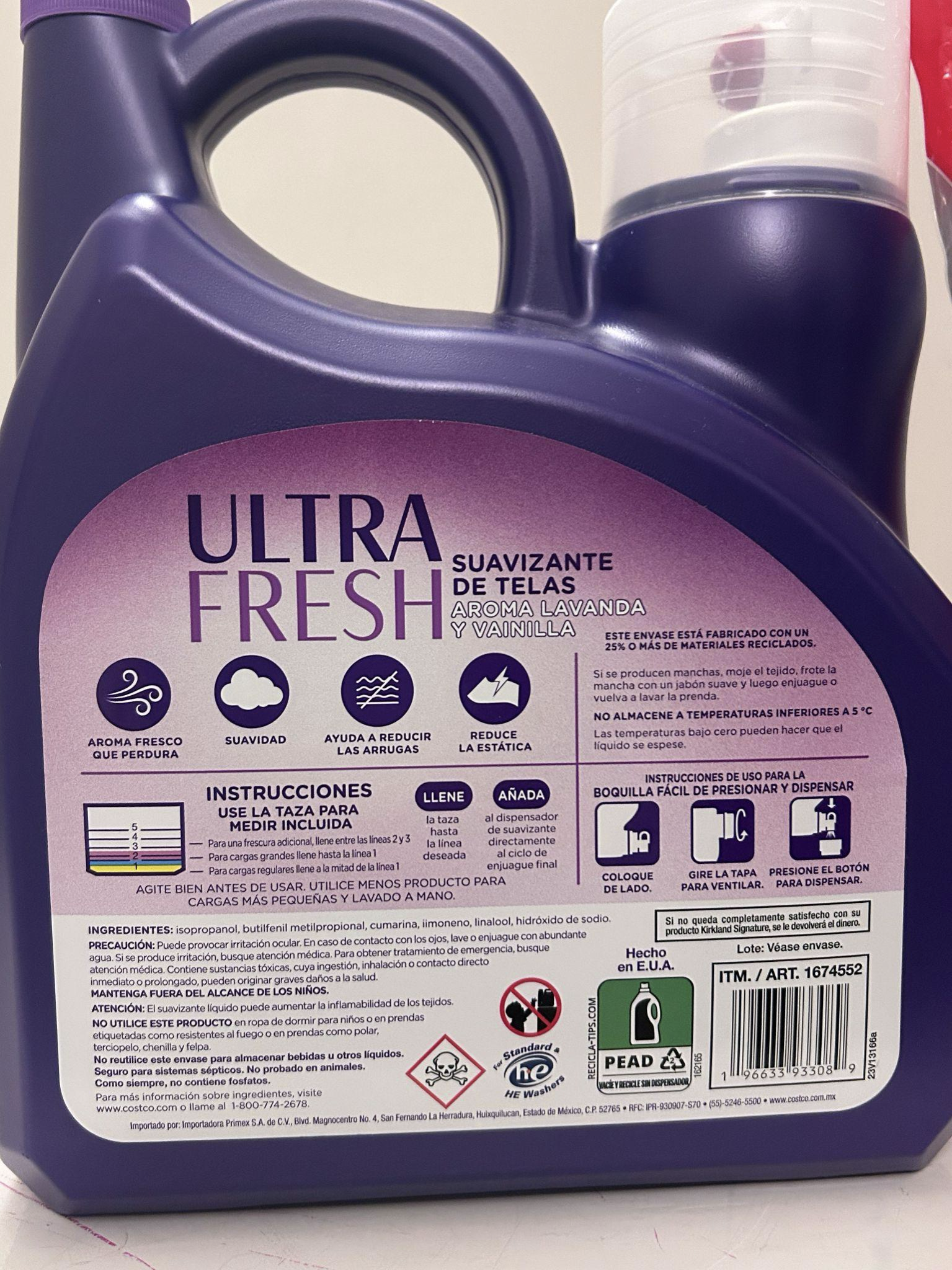 Back label with instructions